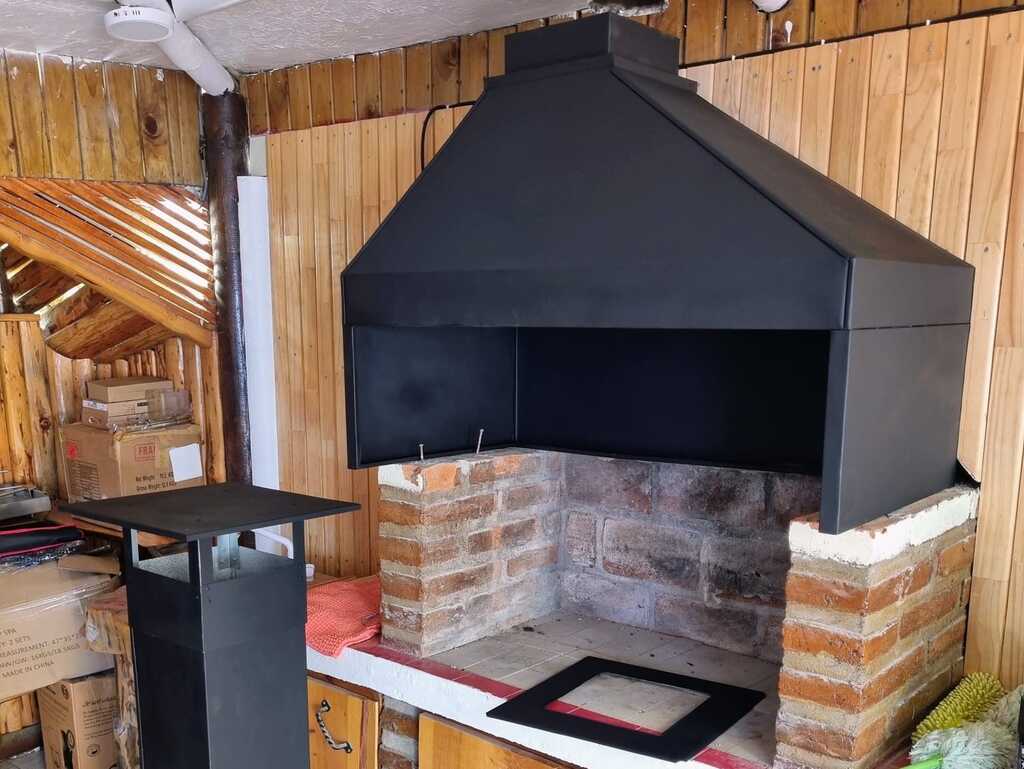 Trabajo real en taller: Campana de Quincho con tiro y extractor